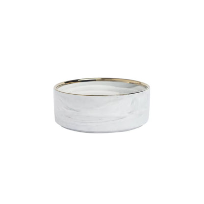 New Design Pet Food Bowl 400Ml 850Ml Pet Feeding with Wood Stand Bowl Ceramic Dog Cat Bowl