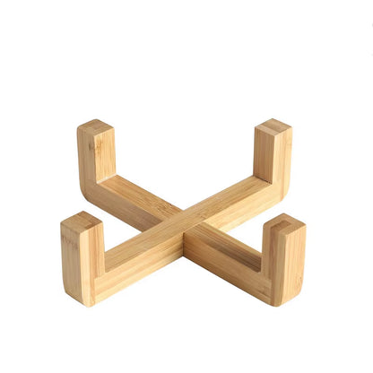 New Design Pet Food Bowl 400Ml 850Ml Pet Feeding with Wood Stand Bowl Ceramic Dog Cat Bowl