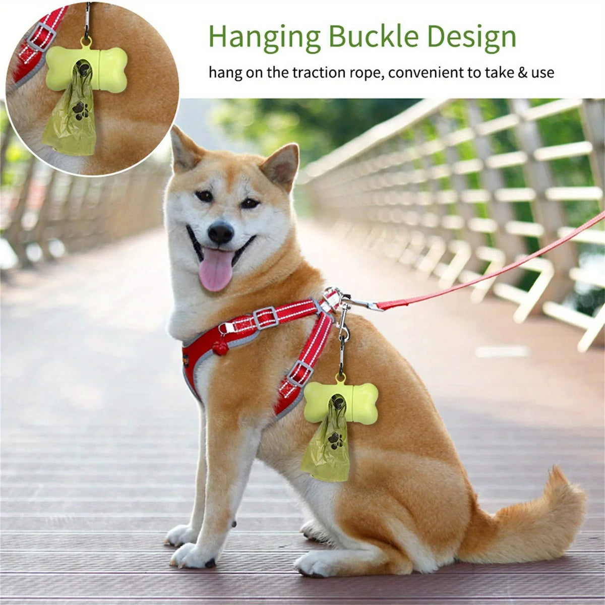 Eco-Friendly 8 Rolls Biodegradable Dog Poop Bags - Leak-Proof, Unscented, and Made from High-Quality Corn Starch