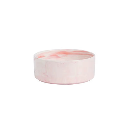 New Design Pet Food Bowl 400Ml 850Ml Pet Feeding with Wood Stand Bowl Ceramic Dog Cat Bowl